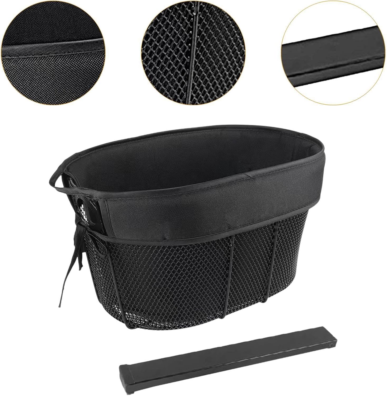 Bicycle Pet Basket Pet Travel Installation Removable Pet Bicycle Carrier Dog Bike Basket for Daily Outings Outdoor, for Mountain Bike