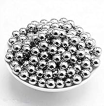 محامل كروية من ارت ايفاكت من 100 قطعة من الكرات الصلبة الفضية (لون فضي، مقاس 7 ملم)