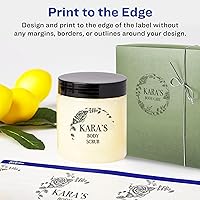 Vista 3 de Avery Glossy Clear Round Labels, Sure Feed Technology, 2" Diameter, 120 Glossy Clear Labels, Print-to-The-Edge, Laser/Inkjet Printable