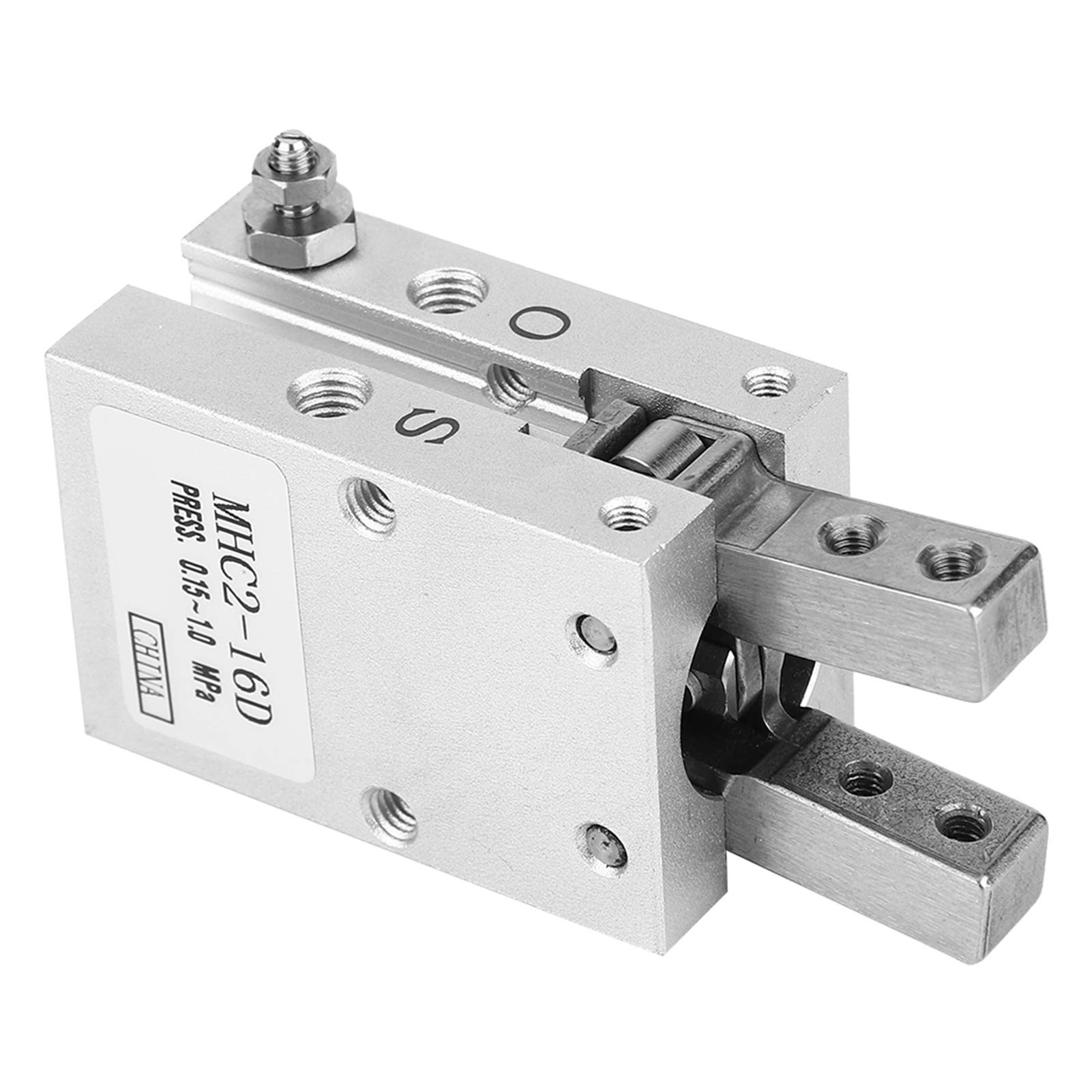 Yctze Cylindre Pneumatique de Doigt de Pince d'air de Style Parallèle de MHC2-10D/16D-conçu avec Précision, Double/simple Effet (MHC2-16D)