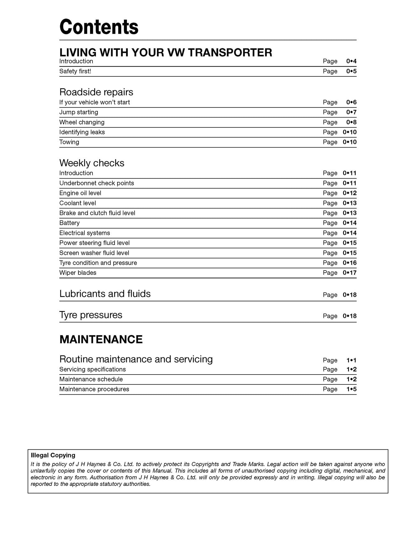 VW Transporter Diesel (July 03 - '15) 03 to 65