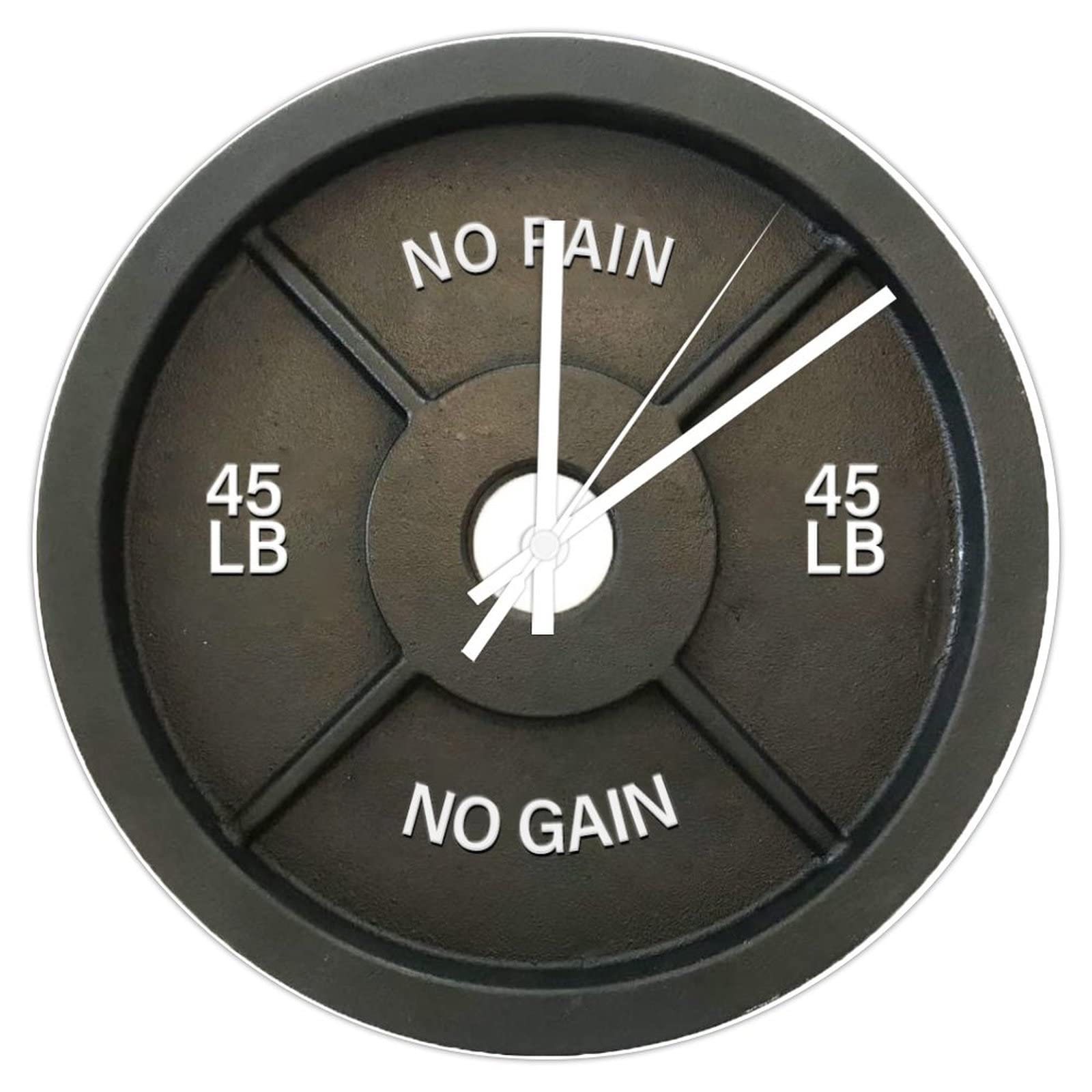 Horloge murale silencieuse sans tic-tac Liftmas 30,5 cm, pendule ronde à piles pour salon