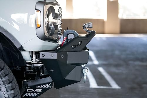 Miniatura 6 de Parachoques delantero de cabrestante serie FS-15 para Ford Bronco 2021-2025 | Funciona con sensores de estacionamiento OEM | Pestañas de luz