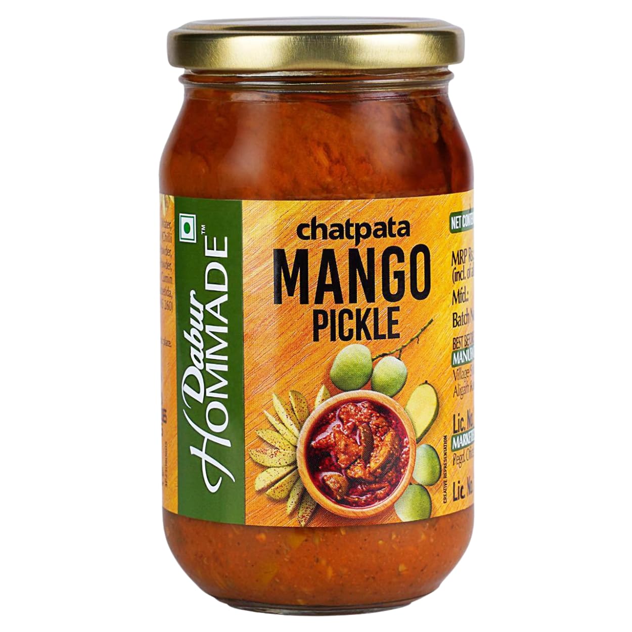 Dabur Hommade Mango Pickle-400g-image-48