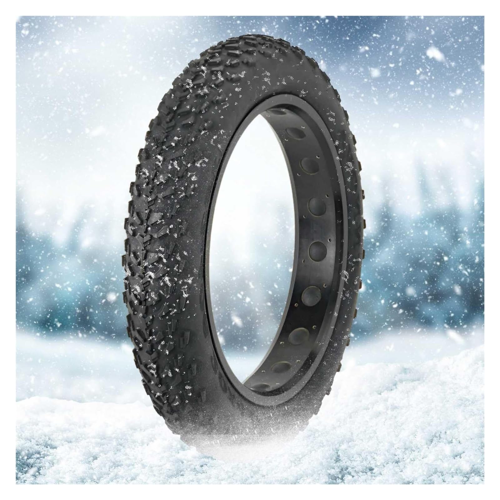 20x4.0 35PSI Pneumatico, 20 4.0 Compatibile Tubeless per Bici Grassa, Resistente alle Forature, Neve Spiaggia Montagna E-Bike Tutti Terreni(1pc)