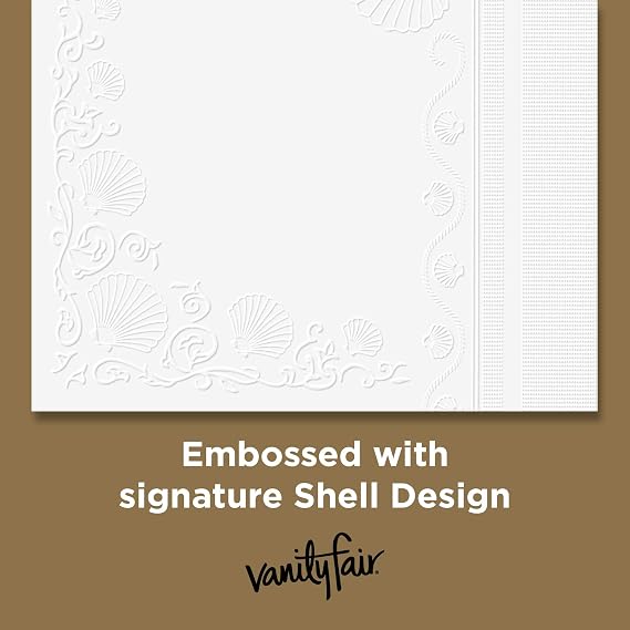 Vanity Fair Entertain Paper Napkins, 40 Count (Pack of 8), Disposable Napkins Made For Entertaining And Events