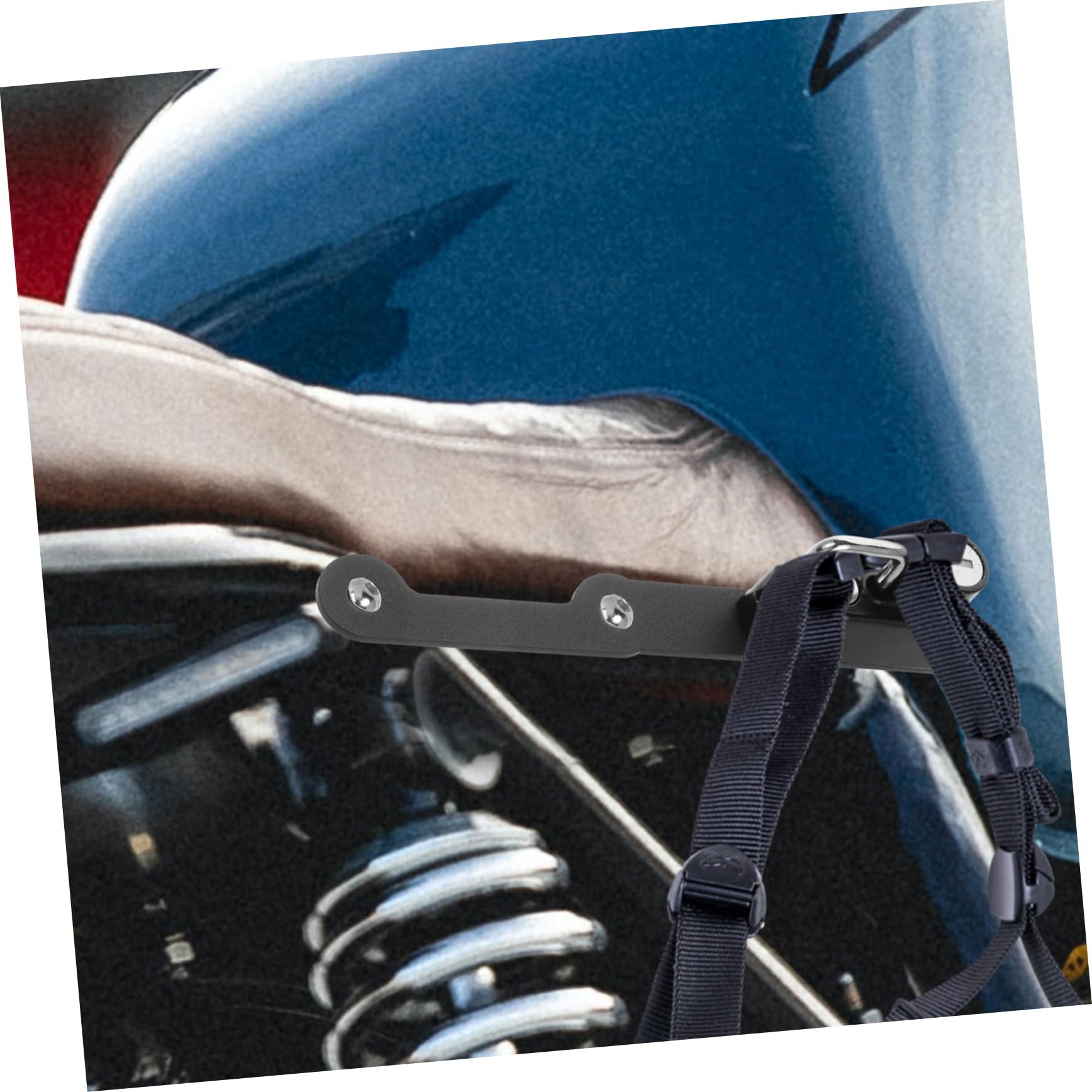 Gatuida Lucchetto Antifurto per Casco da Motocicletta in Metallo Nero, Installazione Semplice, Sicurezza Affidabile per Motociclette e Scooter Elettrici