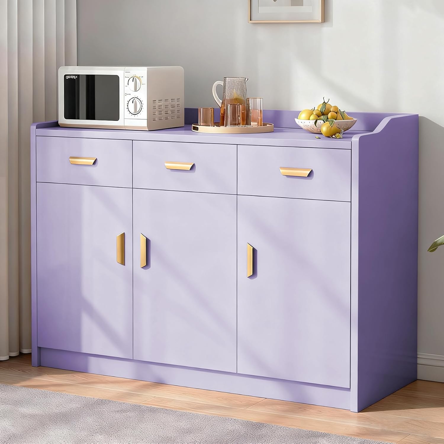 HeloHo Purple Wallpaper Solid Color Peel and Stick Wallpaper 394"X15.7" Purple Contact Paper for Bedroom Self-Adhesive Removable Renter Friendly Wall Paper for Wall Furniture Cabinet Covering Vinyl