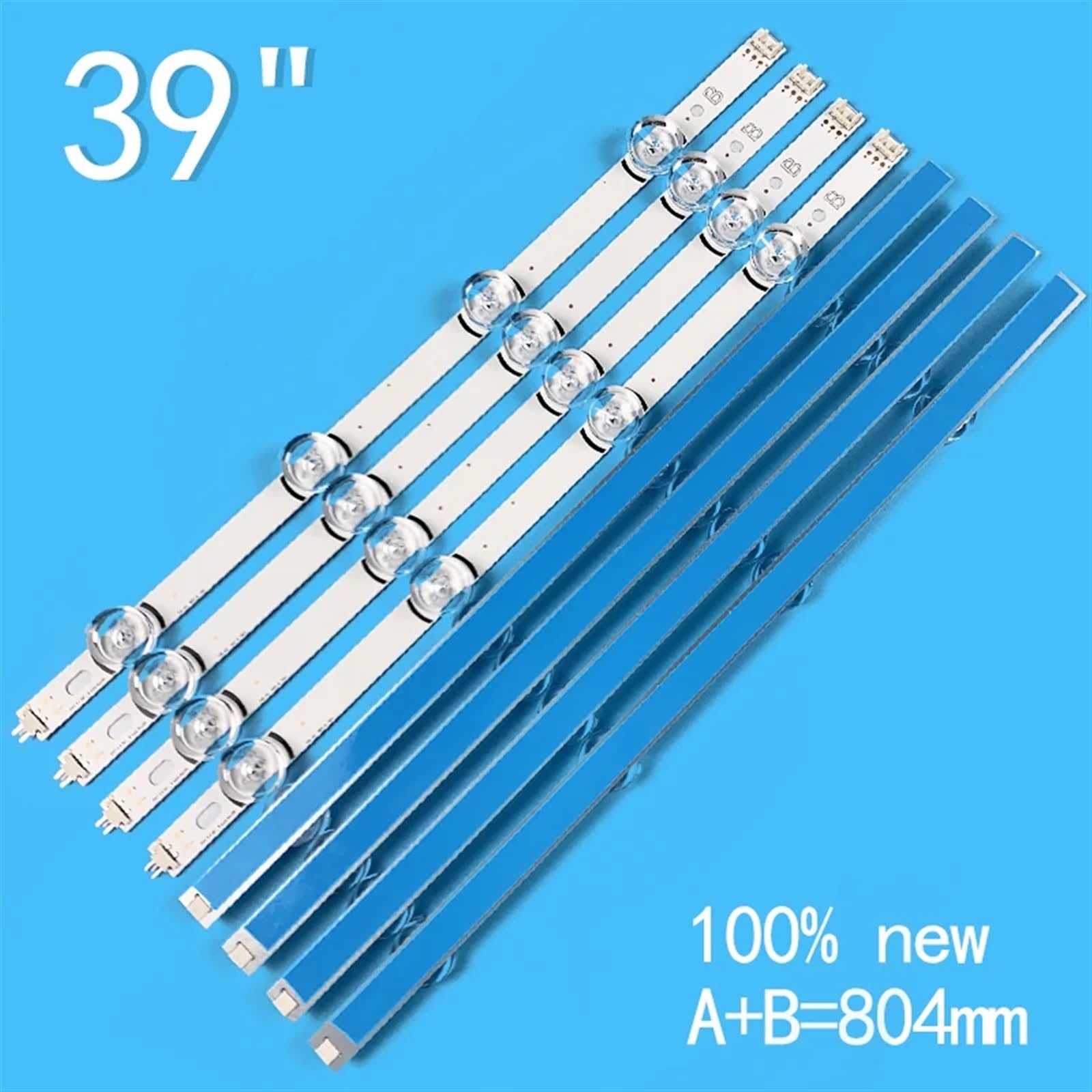 8 Pezzi X Striscia di retroilluminazione a LED Compatibile for Lig TV 390HVJ01 Lnnotek DRT 3.0 39 "39LB5610 39LB561V 39LB5800 39LB561F DRT3.0 39LB5700 39LB650V