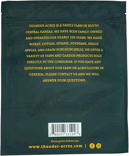Miniatura 9 de Semilla de trigo prémium sin OMG, semillas de hierba de gato, pasto de trigo, trigo rojo duro de invierno (10 libras)