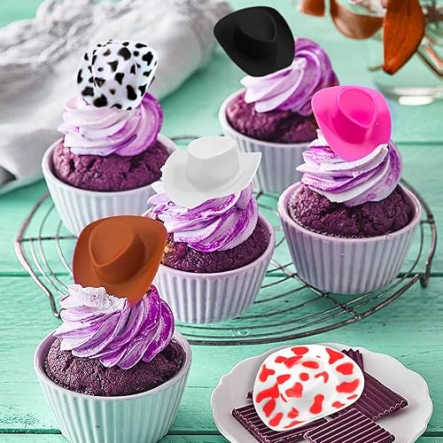 Miniatura 6 de 12 pinzas para el cabello para sombrero de vaquera occidental, pinzas de plástico para el cabello, lindos clips para sombrero de vaquero, pinzas