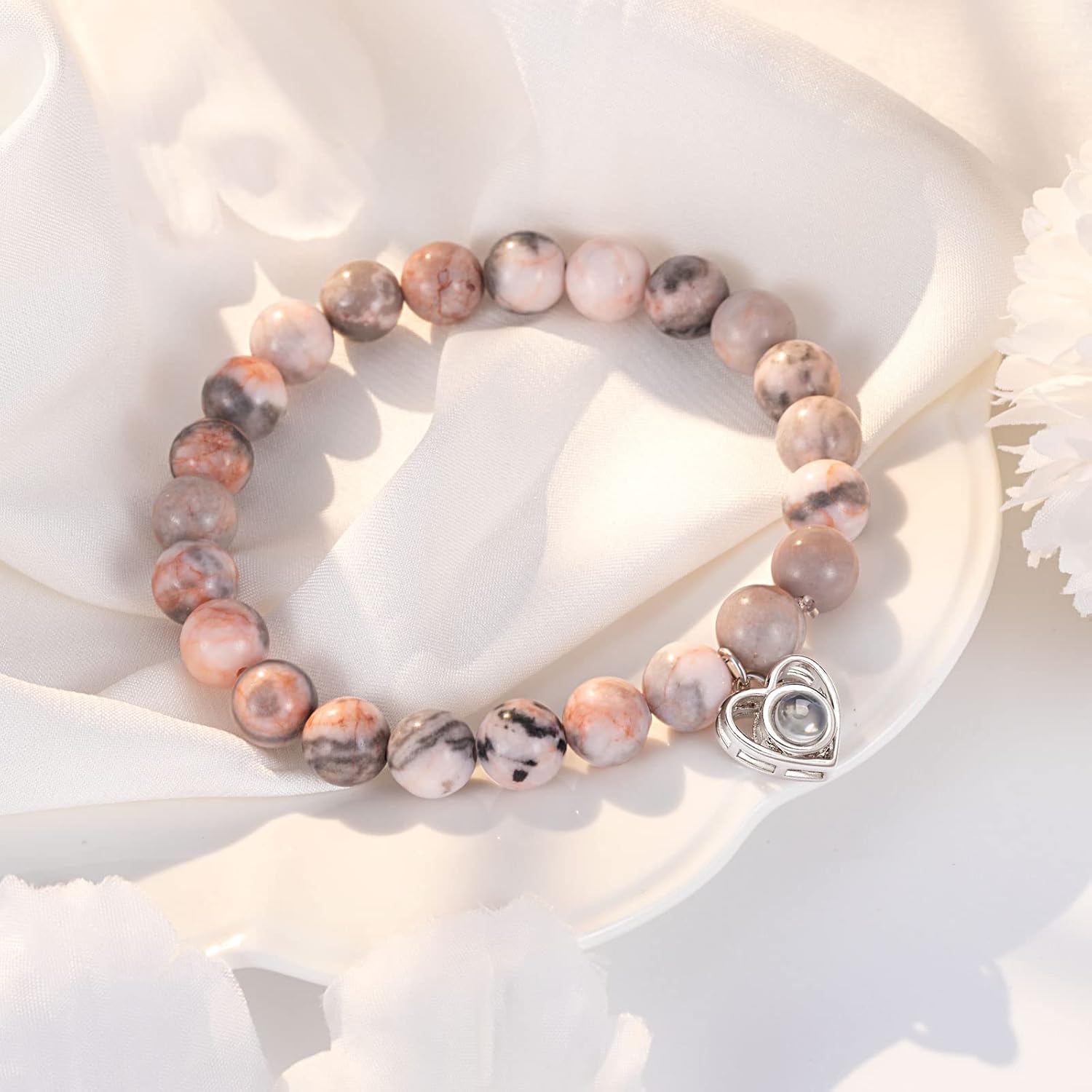 UPROMI I Love You 100 Language Bracelet for Girlfriend/Wife/Daughter/Granddaughter/Niece/Sister, Birthday Valentines Day Graduation Gifts for Her Women Teen Girls - Image 5