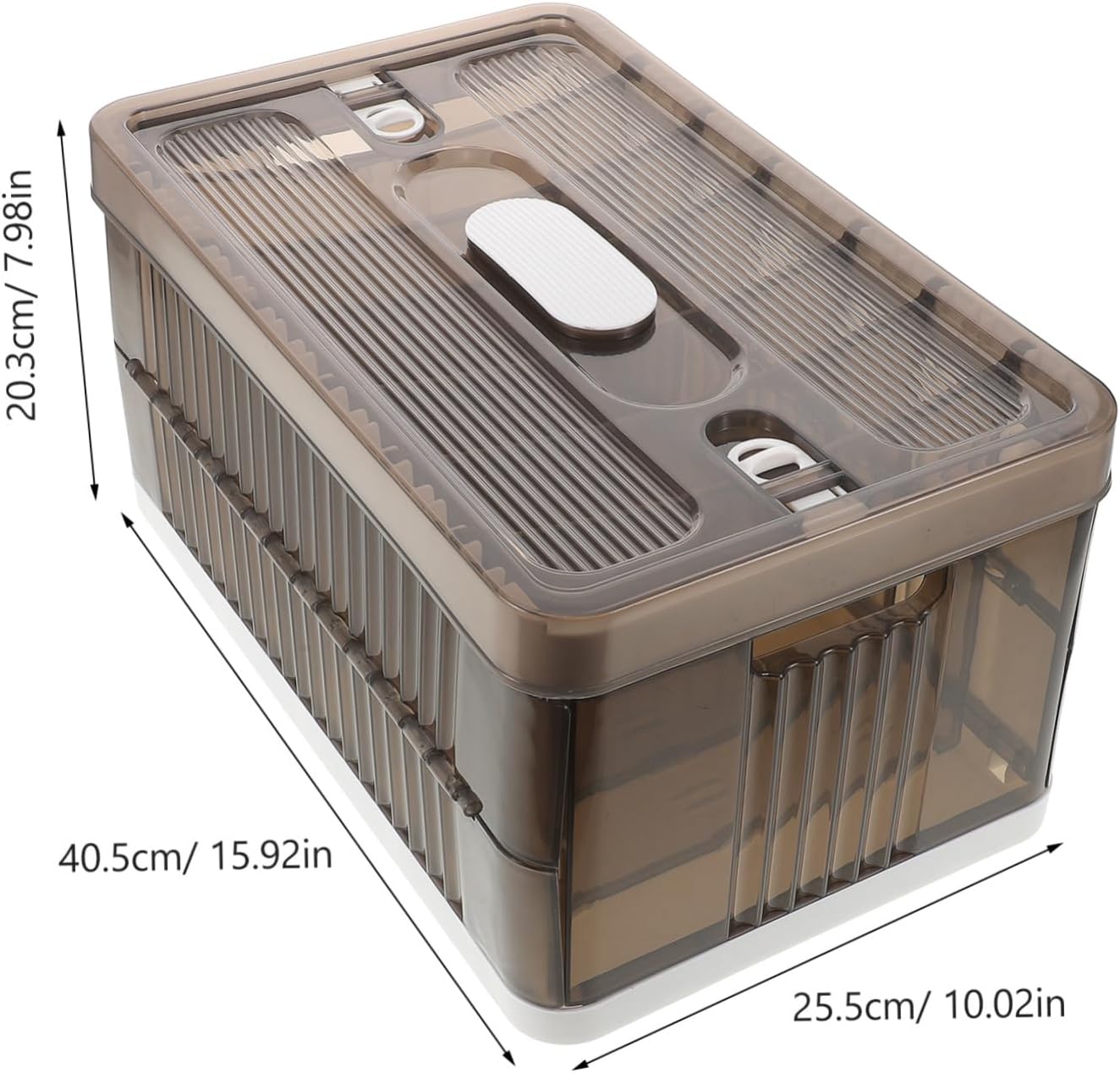 DECHOUS 7-compartment Clothes Storage Box Closet Organizer Baskets for Pants Dresses