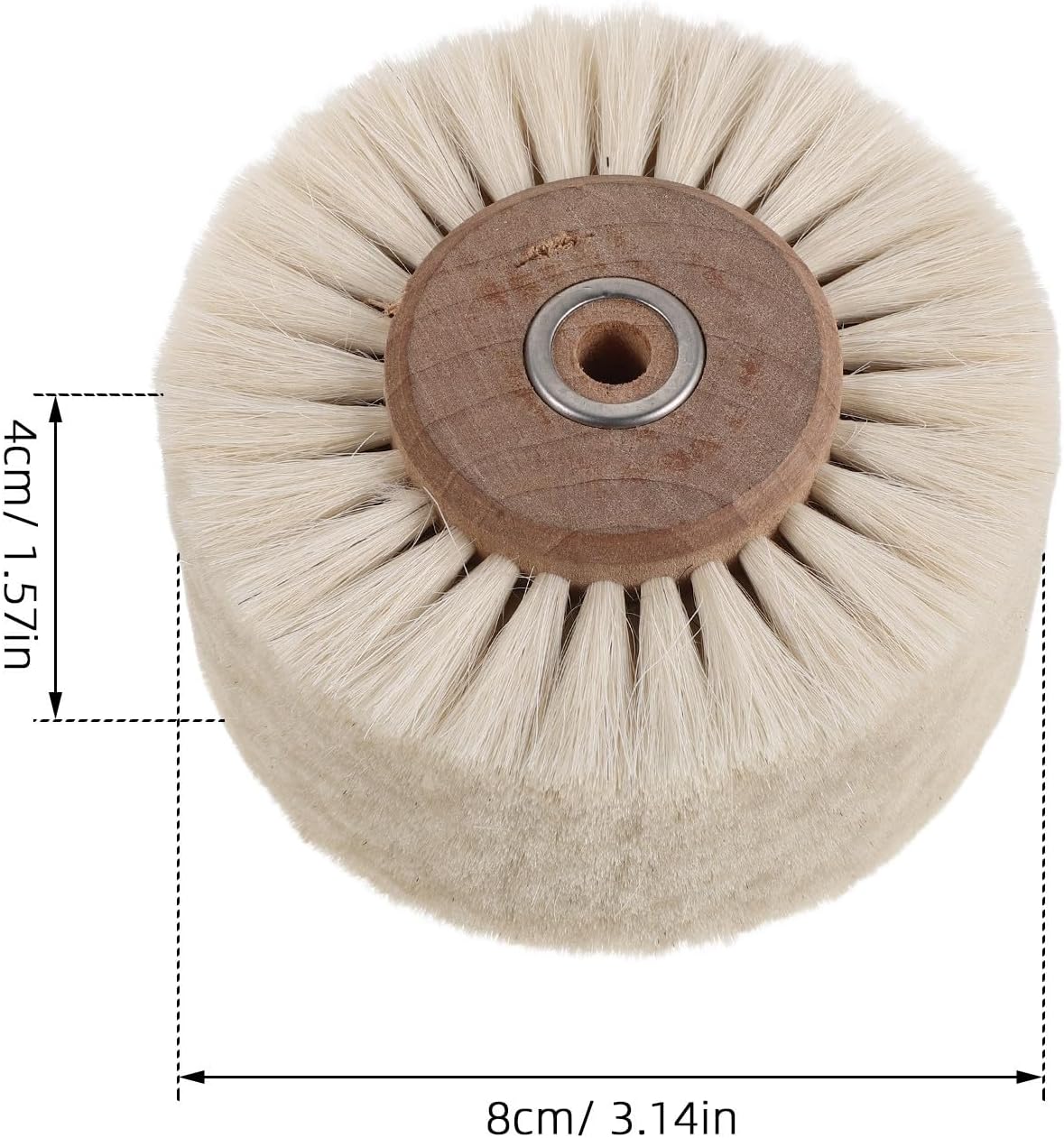 Gemstone Polishing Brush Wheel for Jewelry Making and Stone Craft