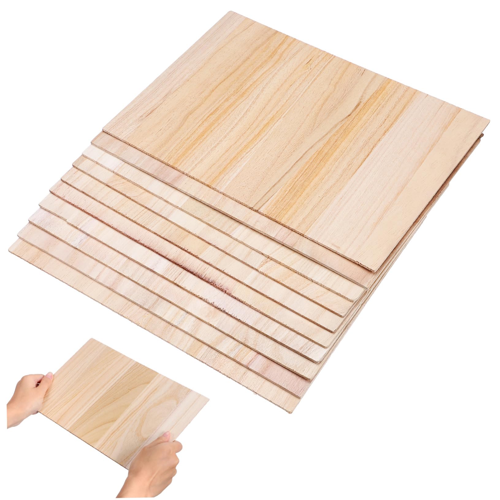 Mipcase 10Pcs Versatile Taekwondo Breaking Boards Premium Exercising Planks for Martial Arts Training for Performances and Karate Practice Thick and Durable
