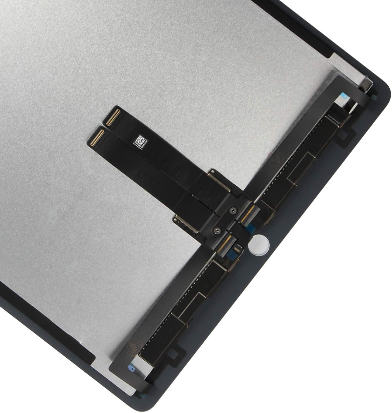for iPad Pro 12.9 2nd A1670 A1671 A1821 Screen Replacement LCD Display Touch Screen Digitizer + IC Connector PCB Flex Cable Assembly (2017) (Black)
