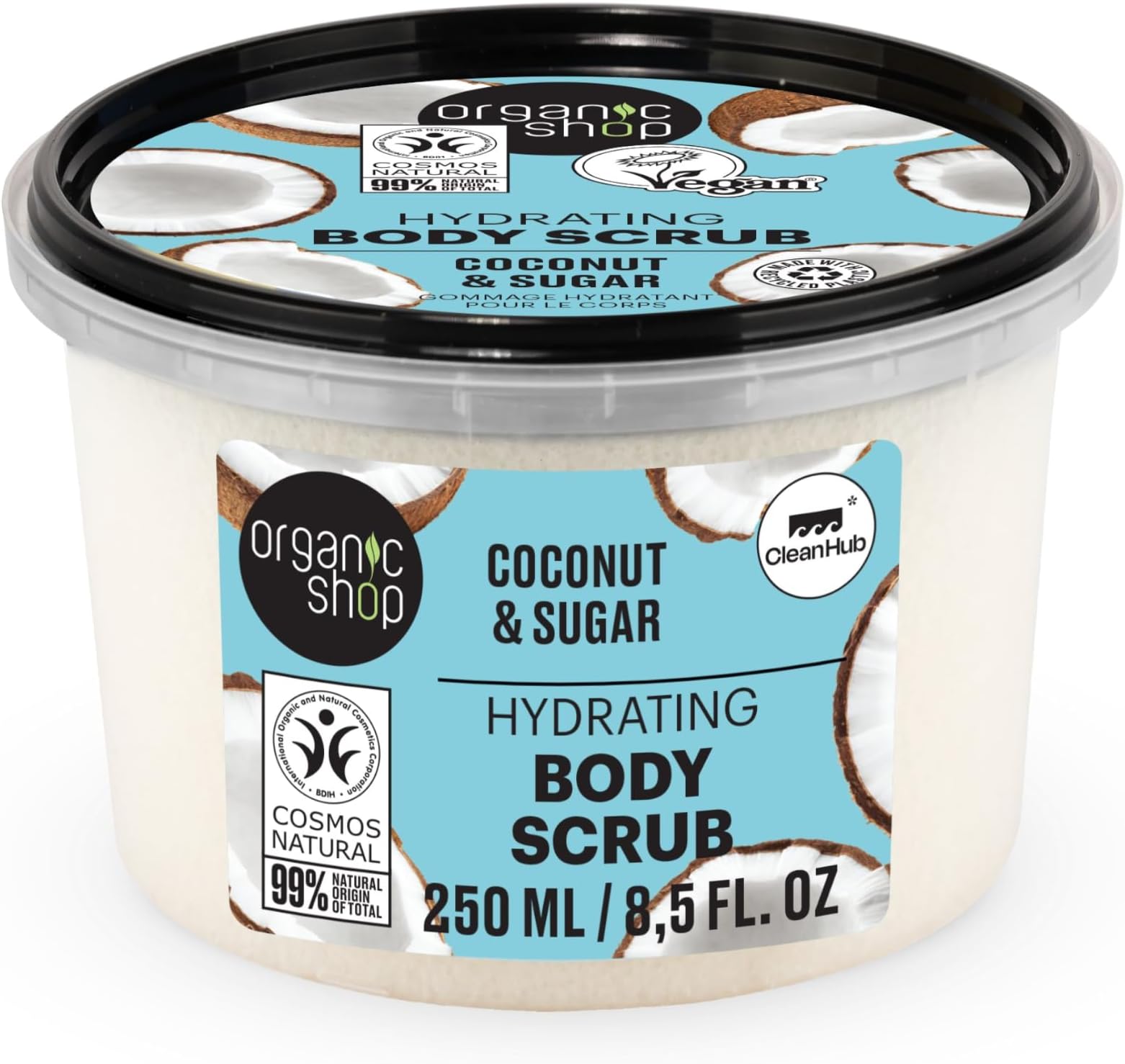 250ml Body Scrub Hydrating Coconut