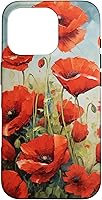 Vista 20 de Funda para iPhone 16 Red Poppies Flowers In A Field