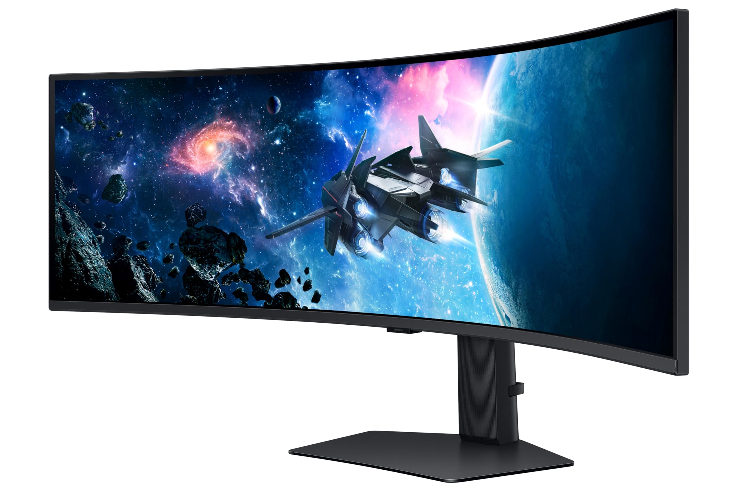 Samsung Monitor Gaming Odyssey G9 (S49CG954), Curvo (1000R), 49", 5120x1440 (Dual QHD), 32:9, HDR1000, HDR10+, VA, 240Hz, 1ms (GtG), Freesync Premium Pro, HDMI, USB 3.0, DP, Ingresso Audio, HAS
