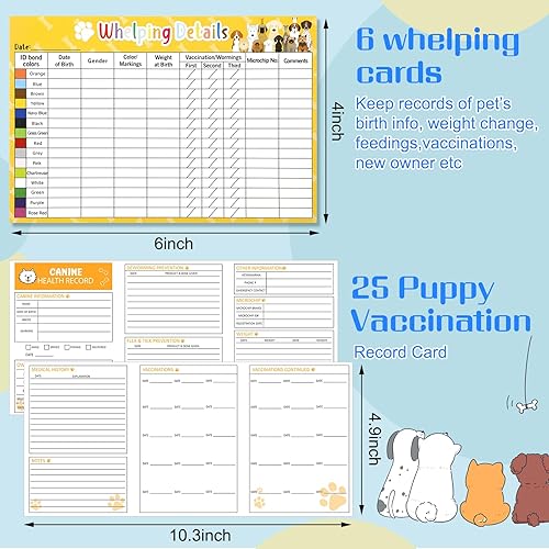 Miniatura 6 de Buryeah Kit de parto para cachorros, bolsa de nacimiento para mascotas, kit de parto para cachorros recién nacidos, suministros de parto para gatos,