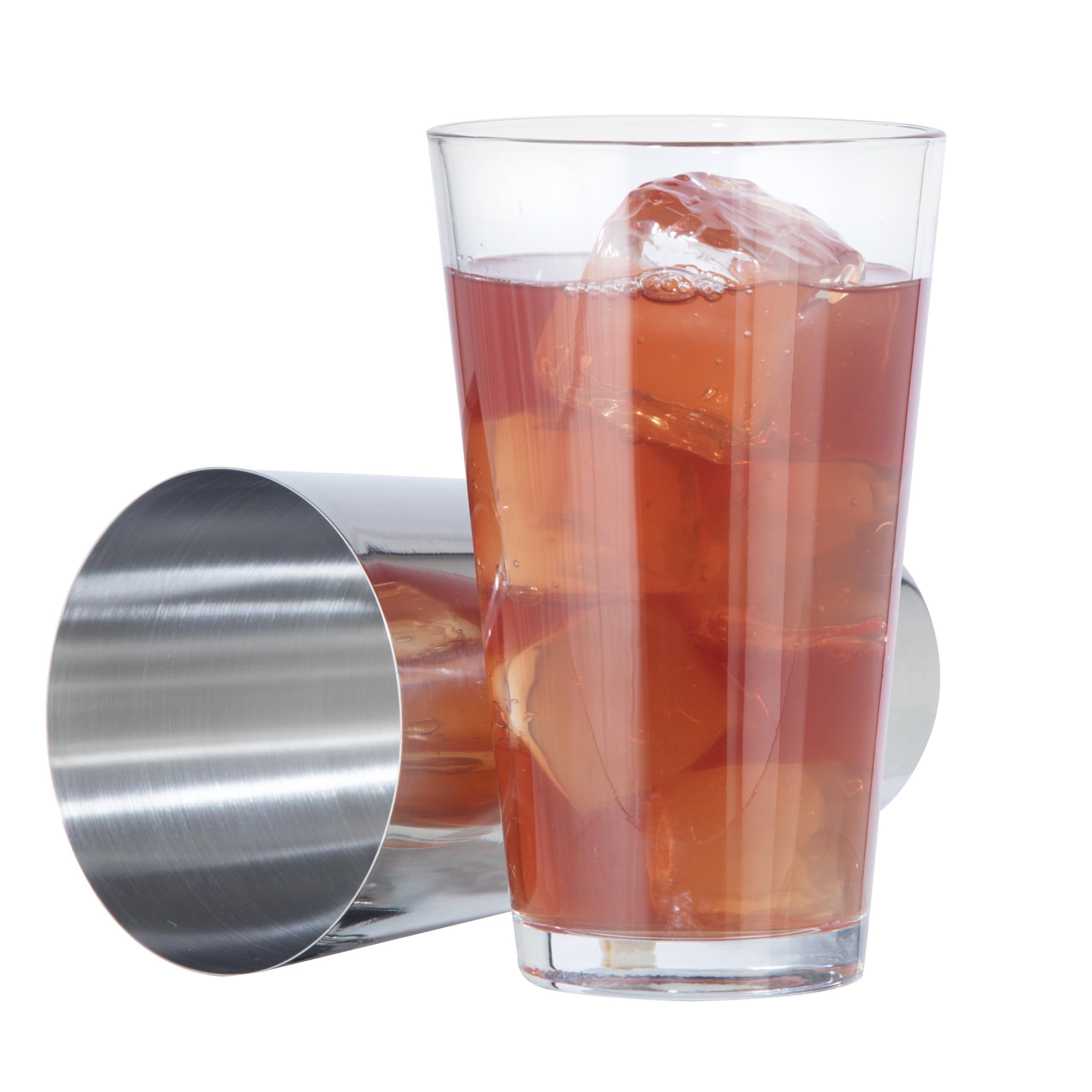 Coctelera Boston de cristal OGGI para preparar cócteles perfectos en tus fiestas