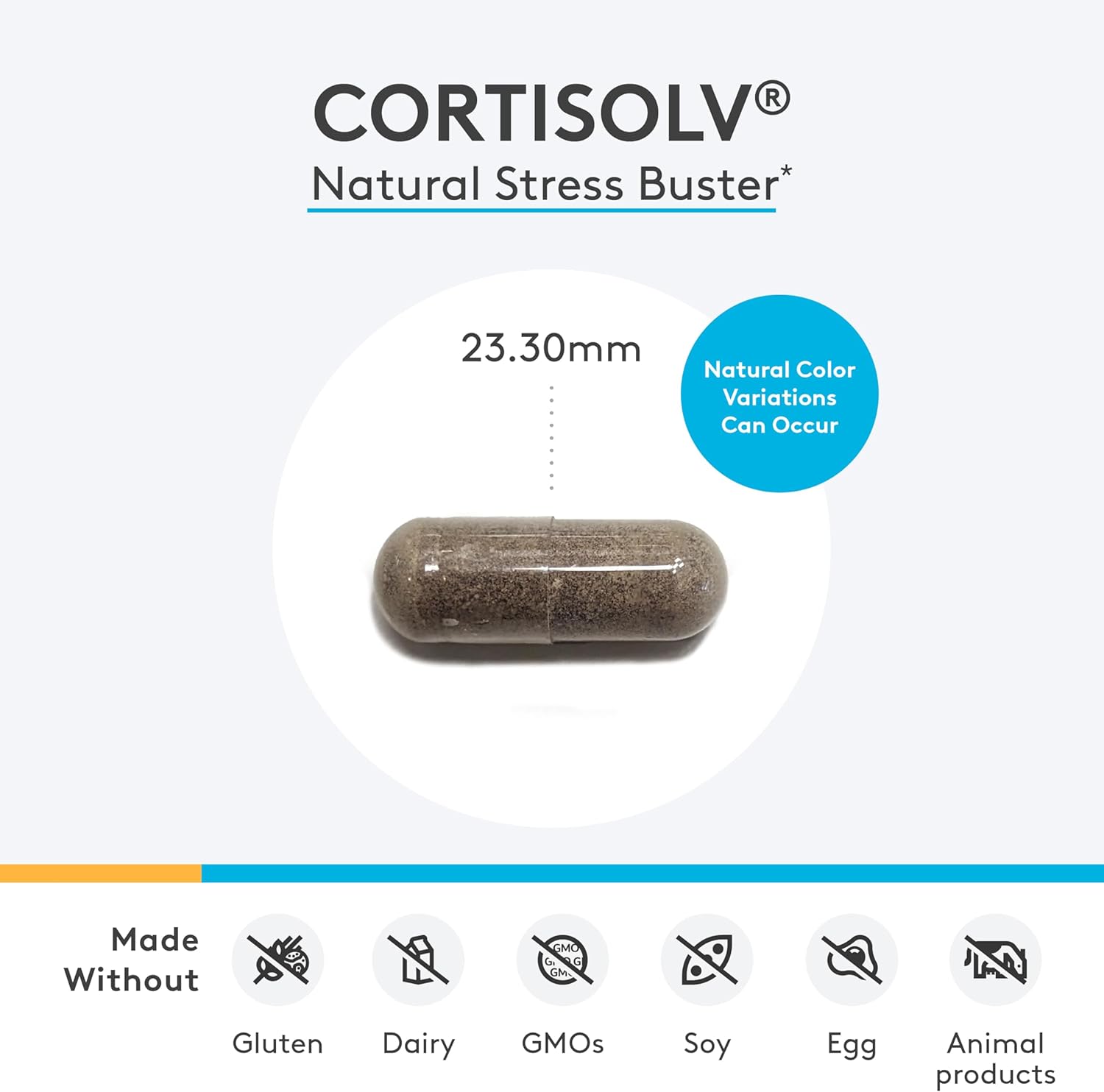 XYMOGEN Cortisolv Cortisol Supplement - Ashwagandha Supplement with L Theanine to Support Healthy Cortisol Levels, Energy, Relaxation and Mental Clarity (60 Capsules) - Image 2