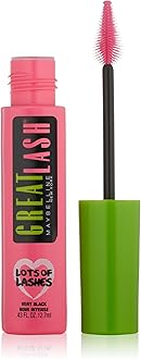 MAYBELLINE Myb Masc Grt Lsh Lots Vry Size .43 O Great Lash Mascara Lots Of Lashes Washable Very Black