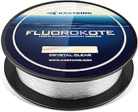 Vista 10 de KastKing Fluorokote 100% línea de pesca recubierta de fluorocarbono, líder de fluorocarbono, claridad extrema, hundimiento rápido, resistente a