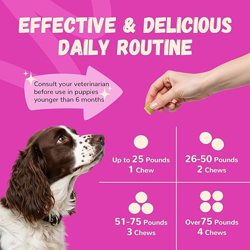 Miniatura 5 de Furrolika Masticables multivitamínicos para perros, vitaminas y suplementos para perros con glucosamina, condroitina, enzimas digestivas,