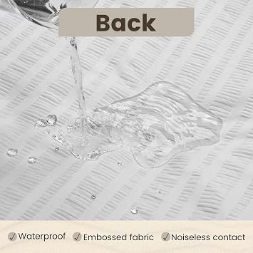 QUIETSEA Reversible California King Mattress Topper Memory Foam, Bamboo Viscose Egg Crate Mattress Pad Cal King, Noiseless Waterproof Mattress Cover with Deep Pocket Stretches up to 21, 72 x 84