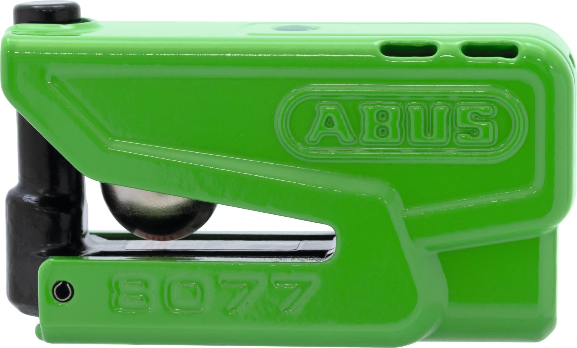 ABUS Bremsscheibenschloss Granit Detecto XPlus 8077 2.0 - Motorradschloss mit Alarm und intelligentem Voralarm - aus gehärtetem Stahl - für den Schutz hochwertiger Motorräder - Grün