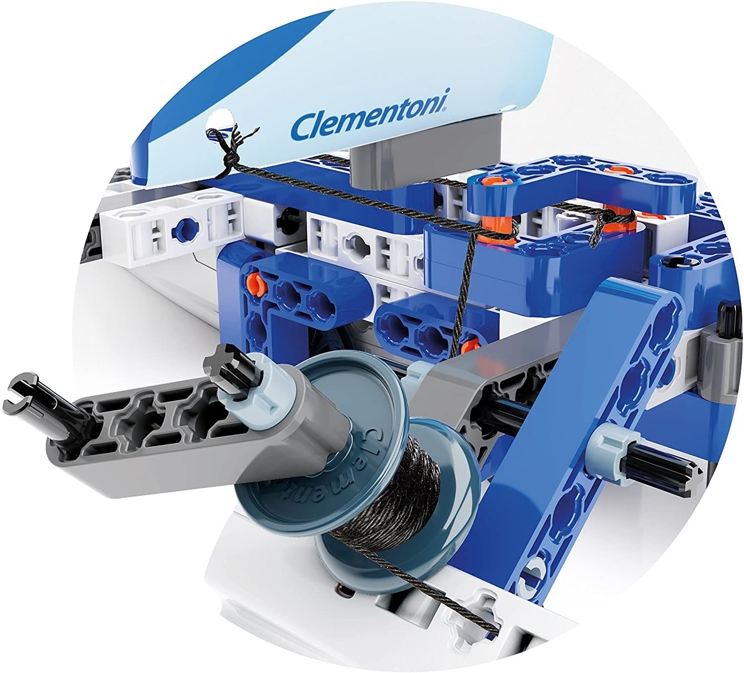 Clementoni - 19048 - Scienza e Gioco - Laboratorio di Meccanica - Trimarano + Moto d'Acqua - Made in Italy - Set Costruzioni Bambini 8 Anni+ (Versione in Italiano)