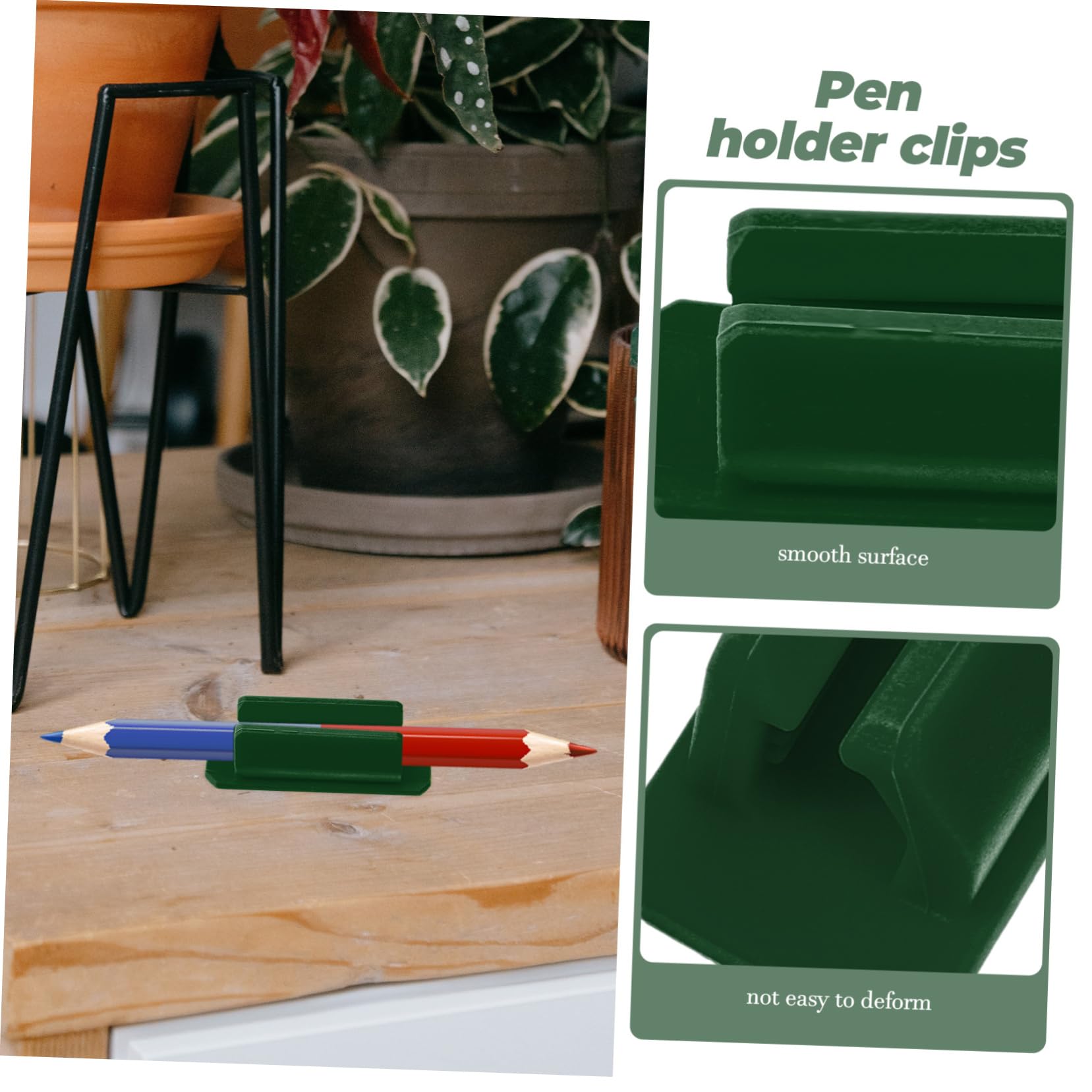Operitacx 4 Sätze Selbstklebende Silikon Stifthalter Clips Teiliges Für Whiteboard Geeignet Für Stifte Und Bleistifte Langlebig Und Rutschfest Für Büro Und Schule 10 Stück * 4