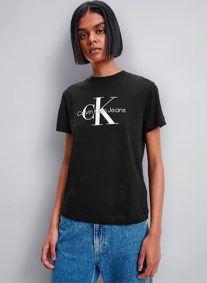 Jeans Women Short-Sleeve T-Shirt Core Monologo Crew Neck