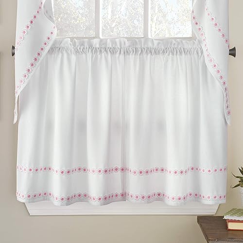 Miniatura 5 de Sweet Home Collection - Panel de tratamiento para cortinas de ventana de 63in o 84in de largo, con patrones y diseños elegantes y únicos para