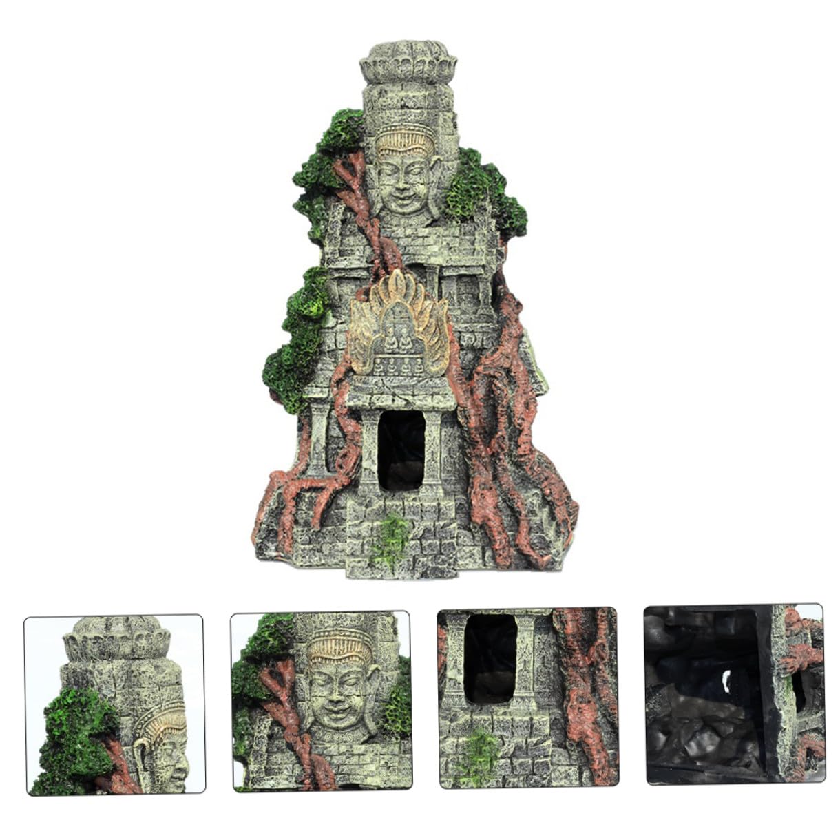 TOPBATHY 1 Pz Ornamento della Statua di Buddha Artificiale Accessori contenitori Ornamento per Acquario subacqueo Arredamento Statue buddiste Acquario Resina