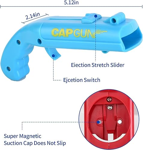 Miniatura 6 de RADIXIUM Abrebotellas, lanzador de disparos divertidos, abridor de cerveza creativo para beber, fiesta familiar, bar, barbacoa al aire libre (rbhb)