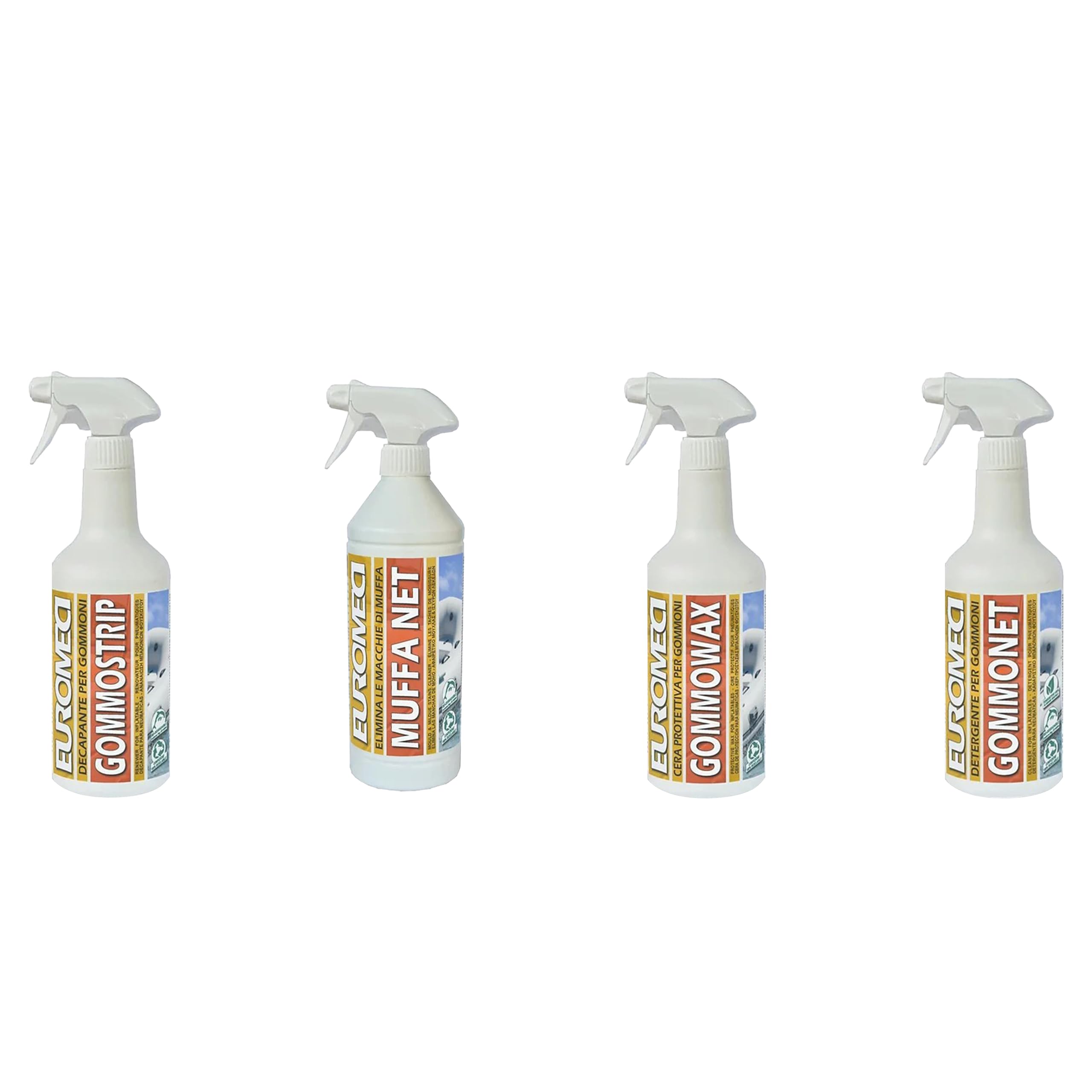 Kit Gommone Tubolari (PVC/Hypalon) – Scegli Il Ciclo: Decapaggio & Cera/ZeroMold (Muffa)