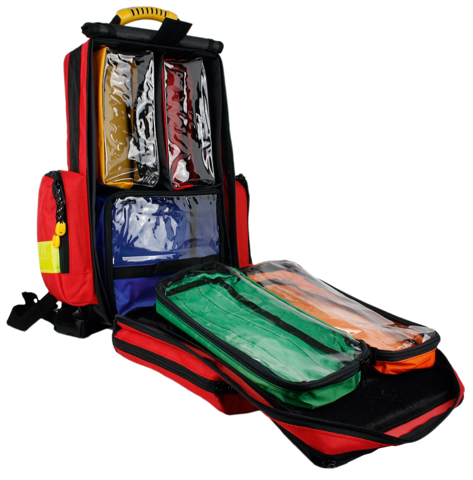 Notfallrucksack LARGE Rot Nylon 480 x 400 x 200 mm leer