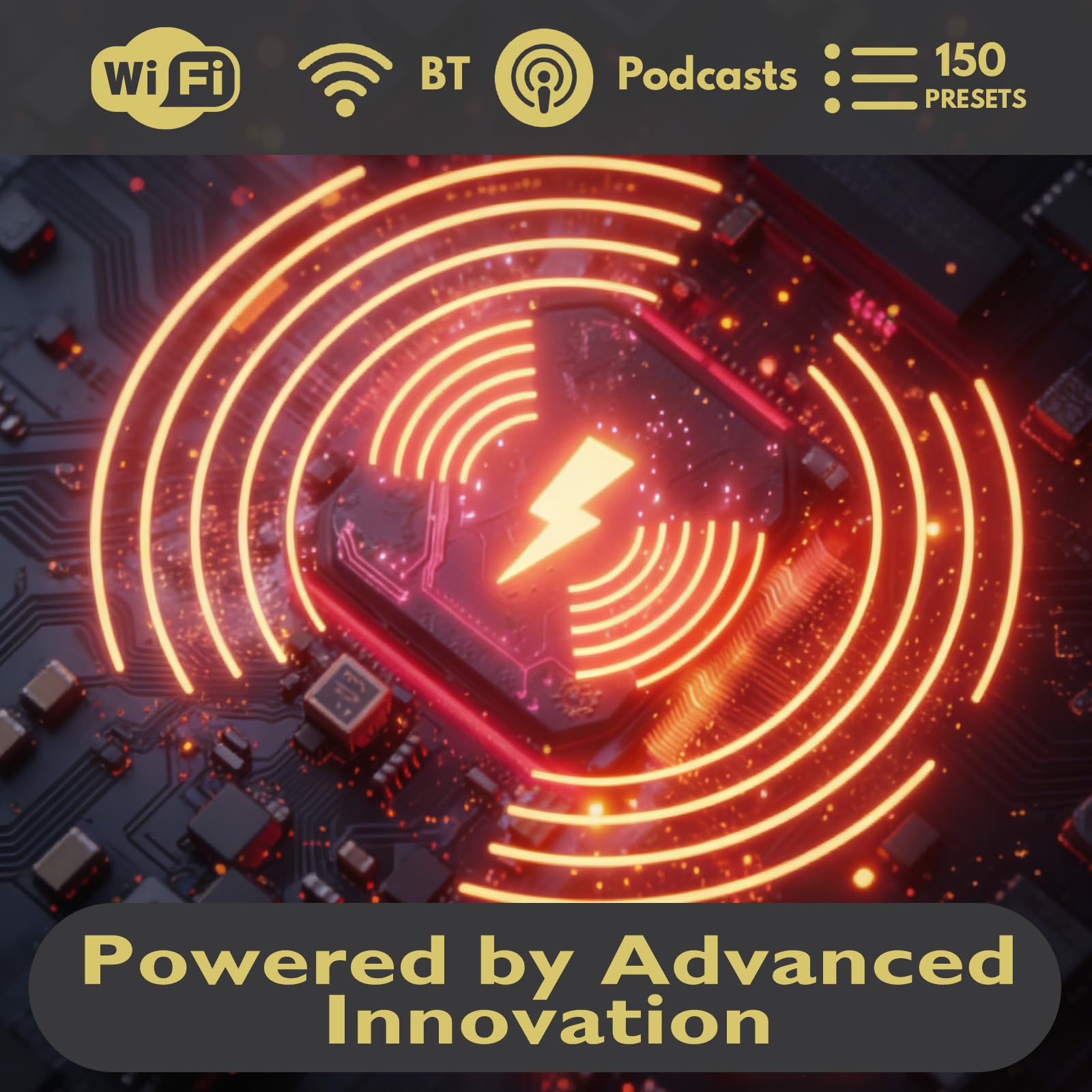 LEMEGA IR1S Internetradio mit Podcast-Funktion & Bluetooth – DAB/DAB+, FM Radio, 150 Senderspeicher, Radiowecker, Kompaktes Küchenradio mit Farbdisplay, Netz- oder Batteriebetrieb, Walnuss