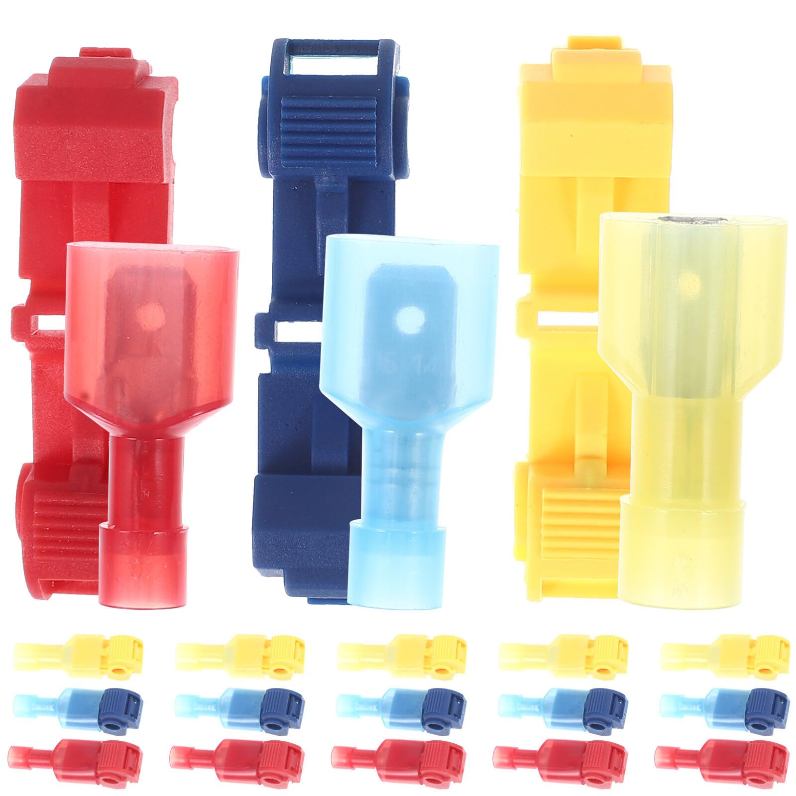 Conectores T-Tap evita cortocircuitos con terminales de cable eléctrico autodesconectables 8