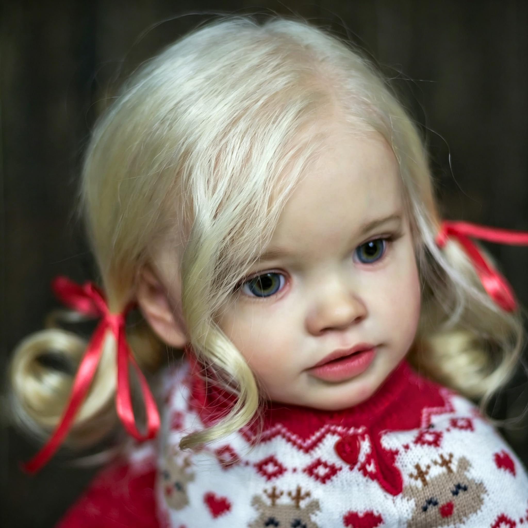 26 cali 66 cm Reborn Baby Dolls Cloth Body Pippa, miękki silikonowy winyl noworodka, lalka, duży rozmiar, realistyczne, realistyczne lalki niemowlęce z czerwonym swetrem, zabawki dla dzieci w