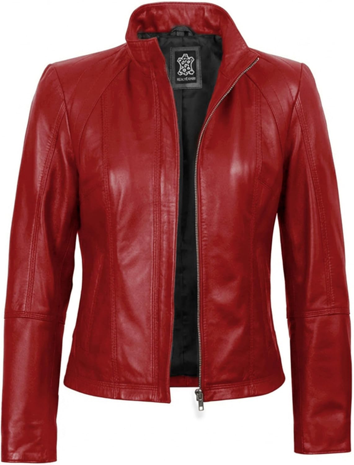 Real Leather Jacket Women Winter Fashion – Cafe Racer Style Womens Lambskin Leather Jacket