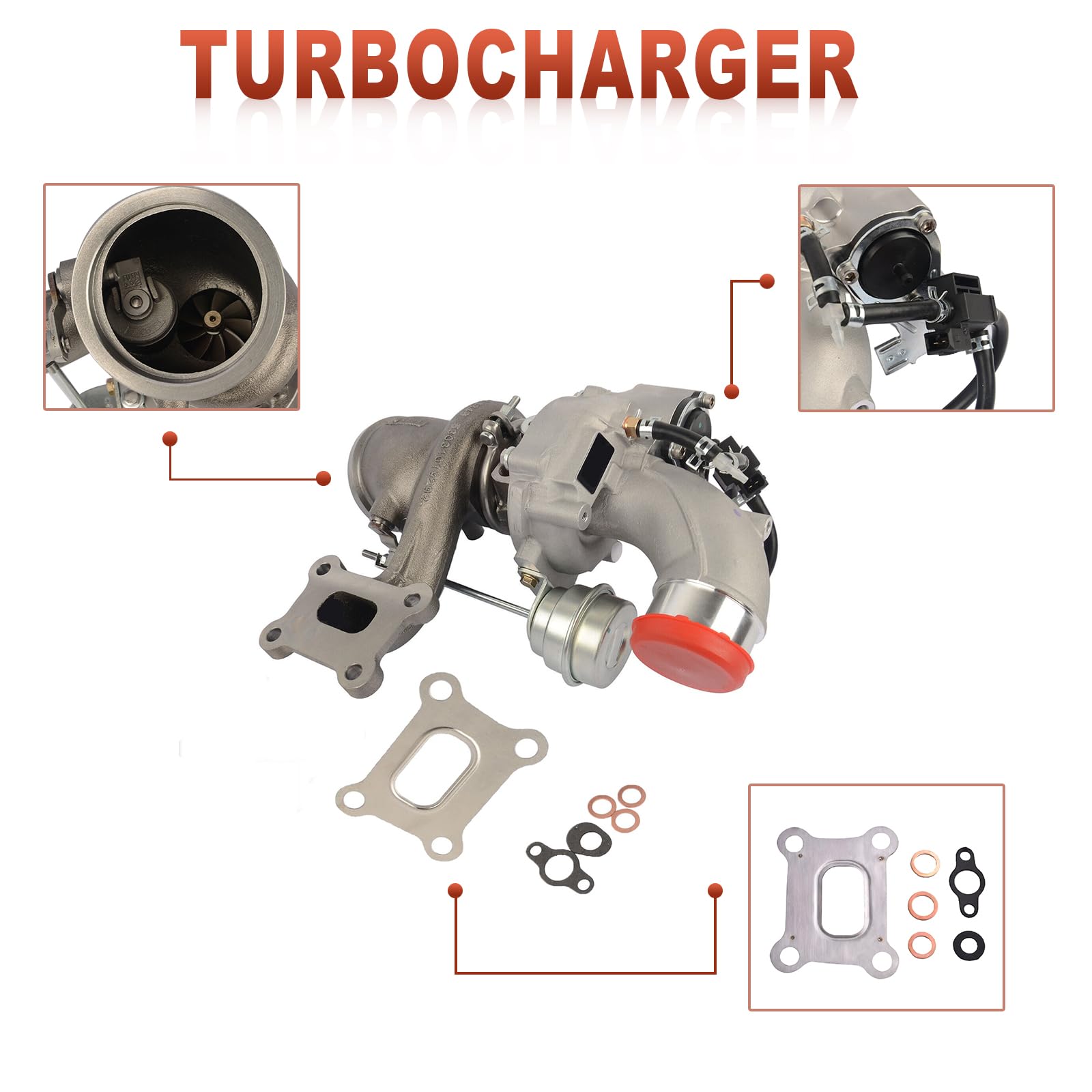 K03 Turbocharger For Ford Escape Focus Fusion Taurus Lincoln MKZ MKC 2.0L EcoBoost - Vahaha Brand