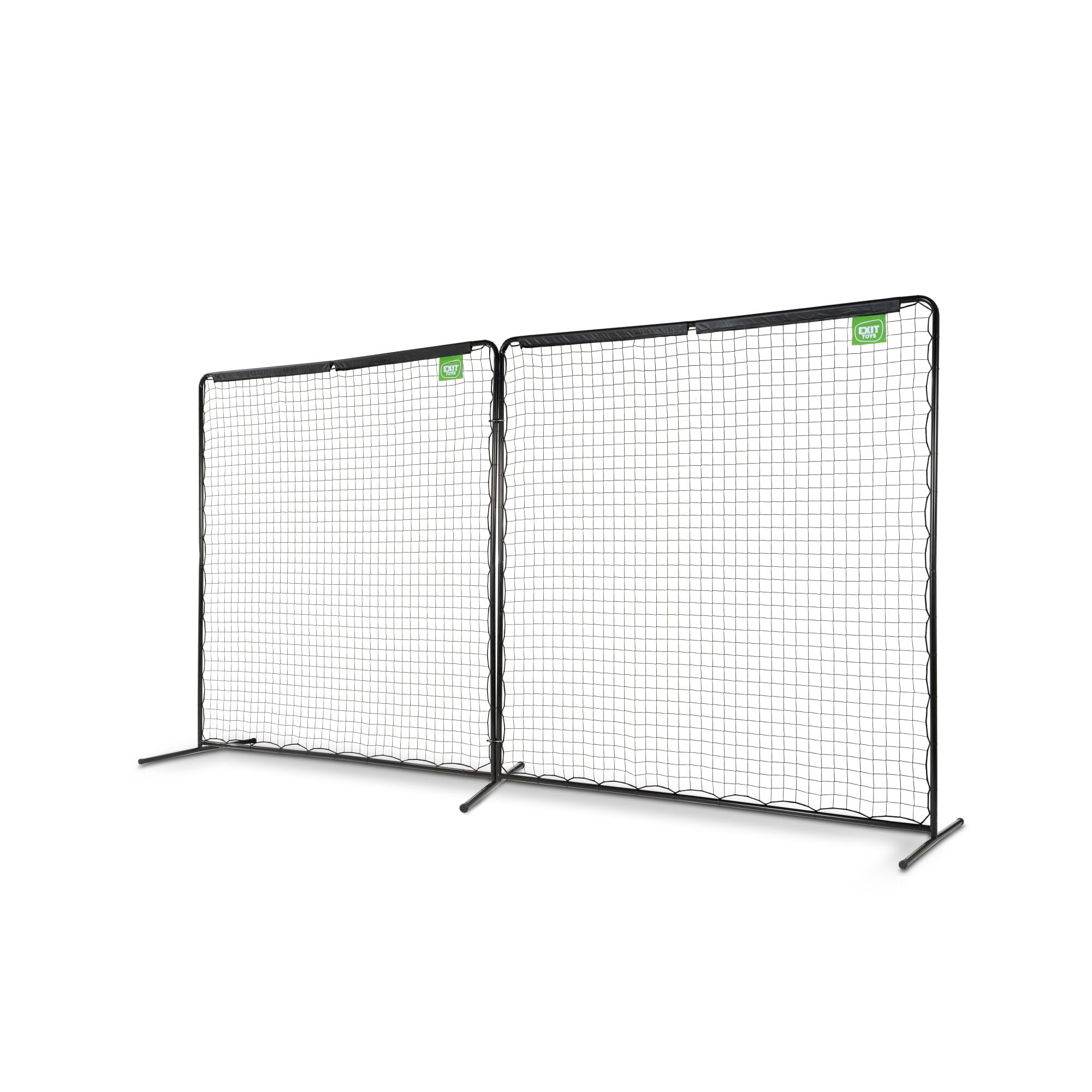 Exit Ballfangnetzanlage Backstop | Leichter Auf- und Abbau | inkl. Heringen und Bodenanker | galvanisierter, pulverbeschichteter Rahmen | für jeden Wetter
