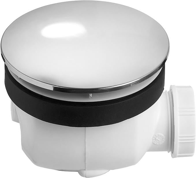Wirquin Twisto 34040802 Shower Plug Metal Plughole Diameter 90 mm