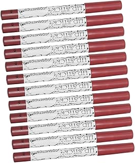 12 lápices de labios mate de colores vibrante...