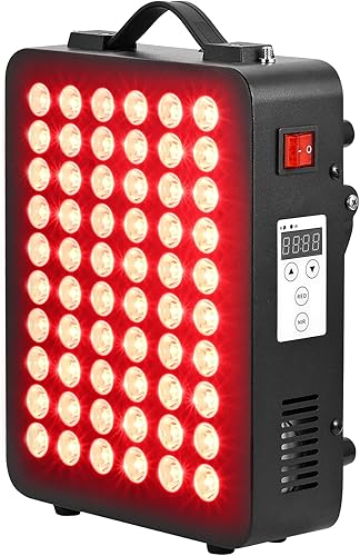 Miniatura 1 de Crtkoiwa Luz Roja Instrumento Terapia 660-850nm LED Terapia Clínica Lámpara de fototerapia doméstica con temporizador utilizado para el alivio del