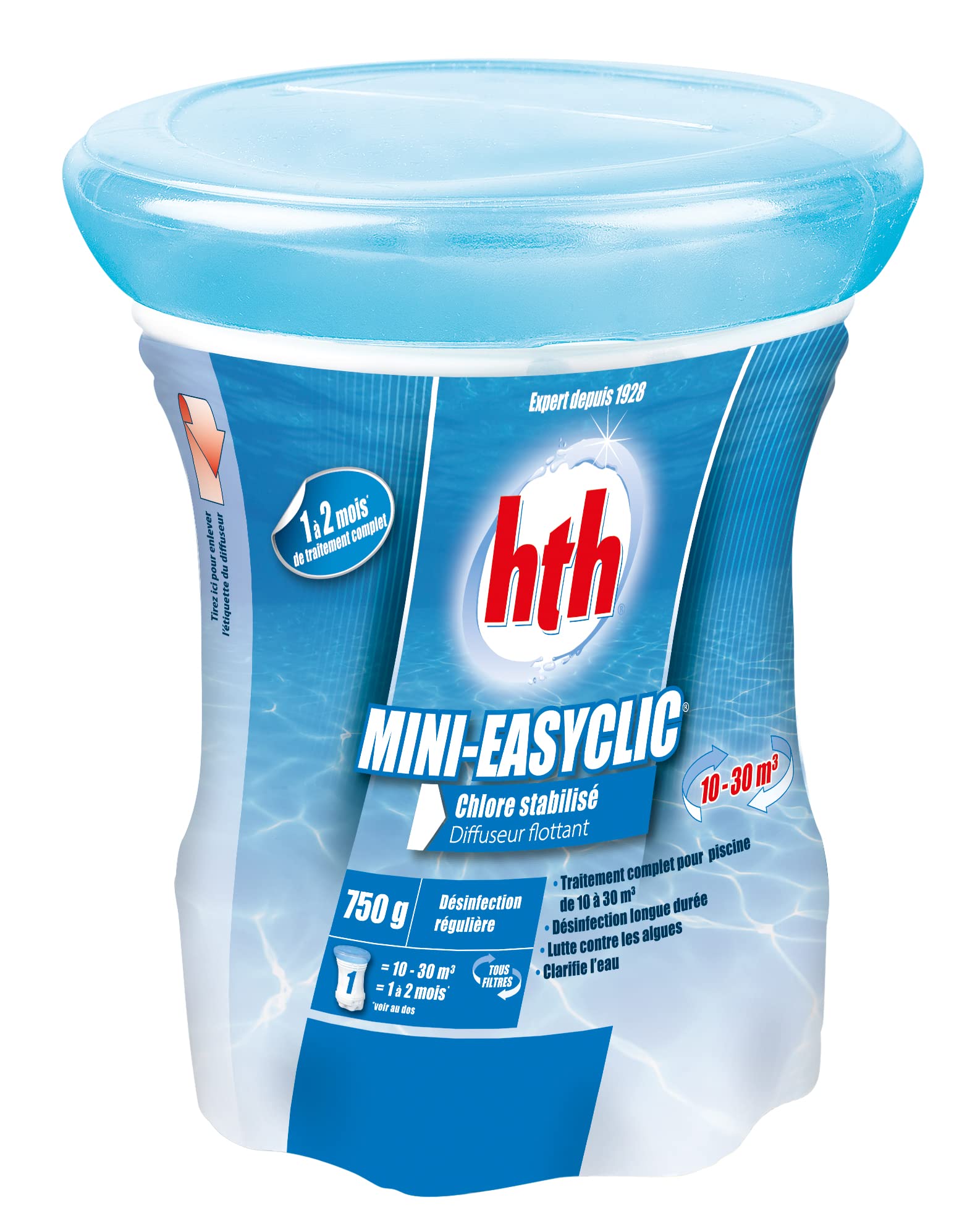 Hth Traitement Complet au Chlore Multifonction Mini-Easyclic - 10 à 30m3