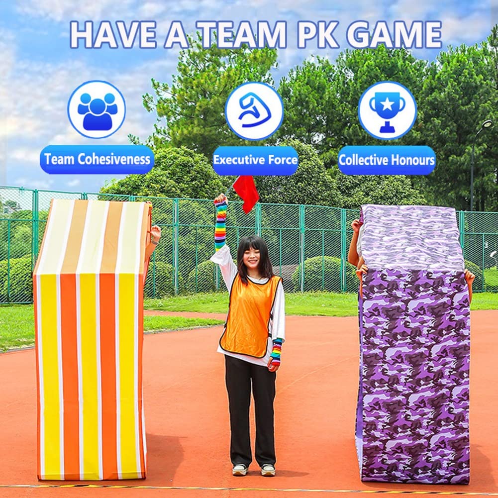 juegos de trabajo en equipo. IEOWY - Juego de trabajo en equipo for adultos y niños, tapete for correr, equipo de actividades for clubes escolares y de empresa, fácil de transportar(Adult 8M//26FT)